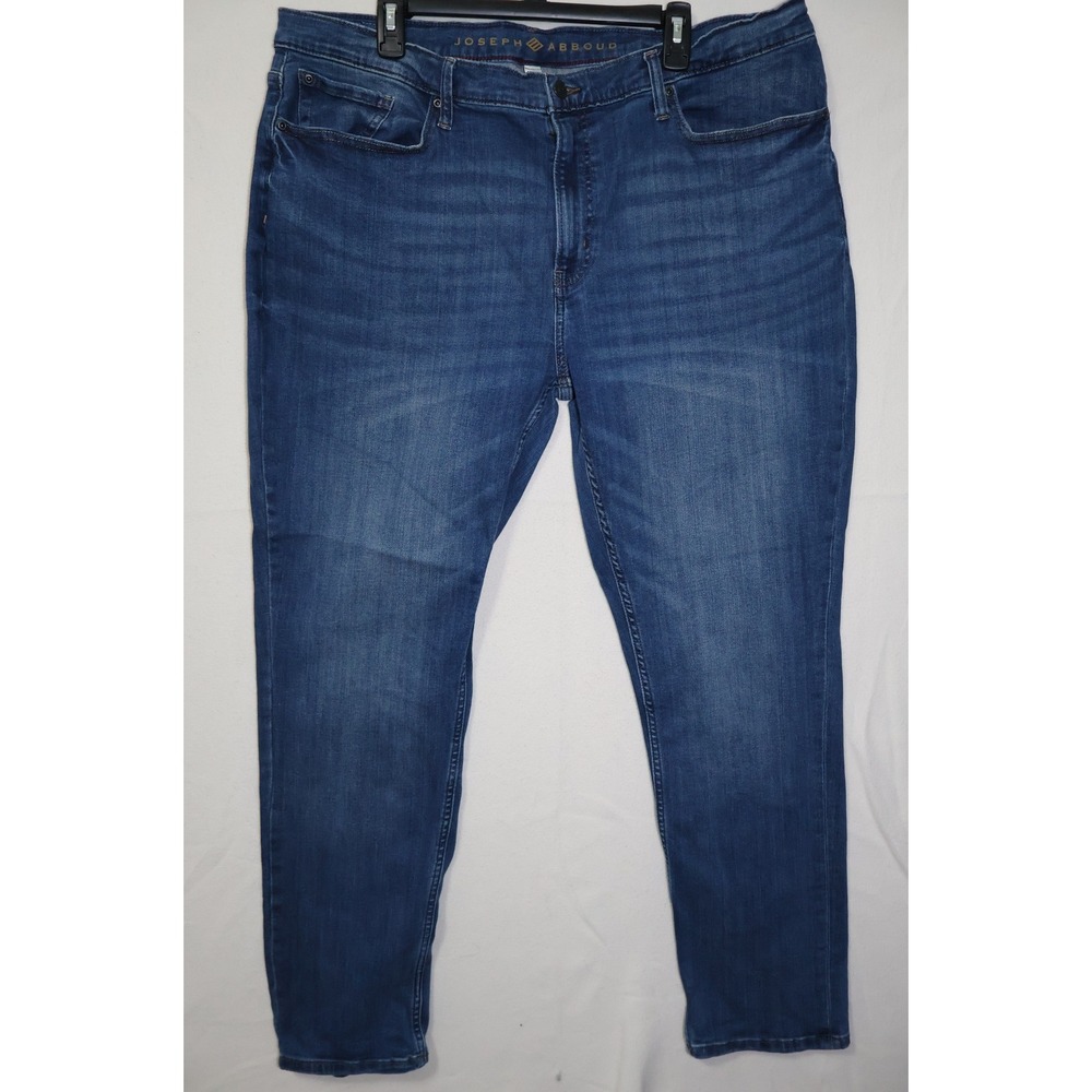 Joseph Abboud Mens Straight Fit Jeans Medium Wash Blue Denim‎ 42x32
